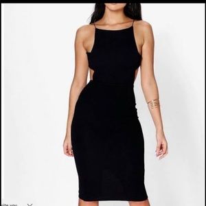 Boohoo cut out dress